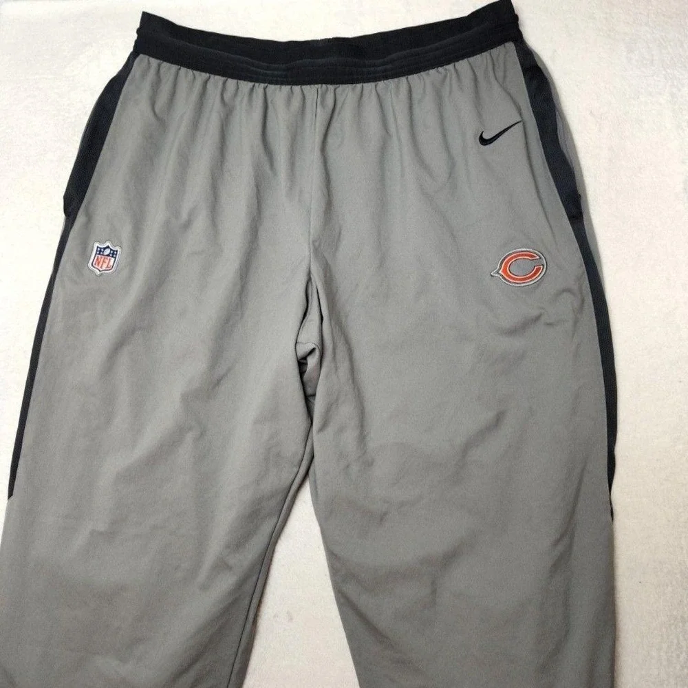 Nike Chicago Bears Pants Mens 4XL Gray NFL Football Dri-FIT On Field Apparel